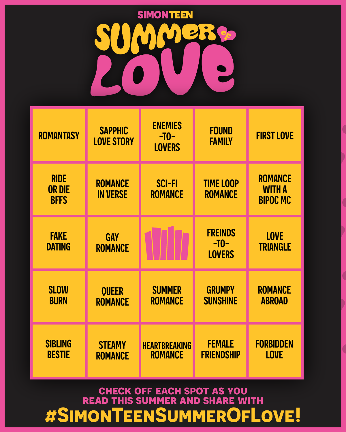 Summer-Of-Love-Bingo - Simon Teen